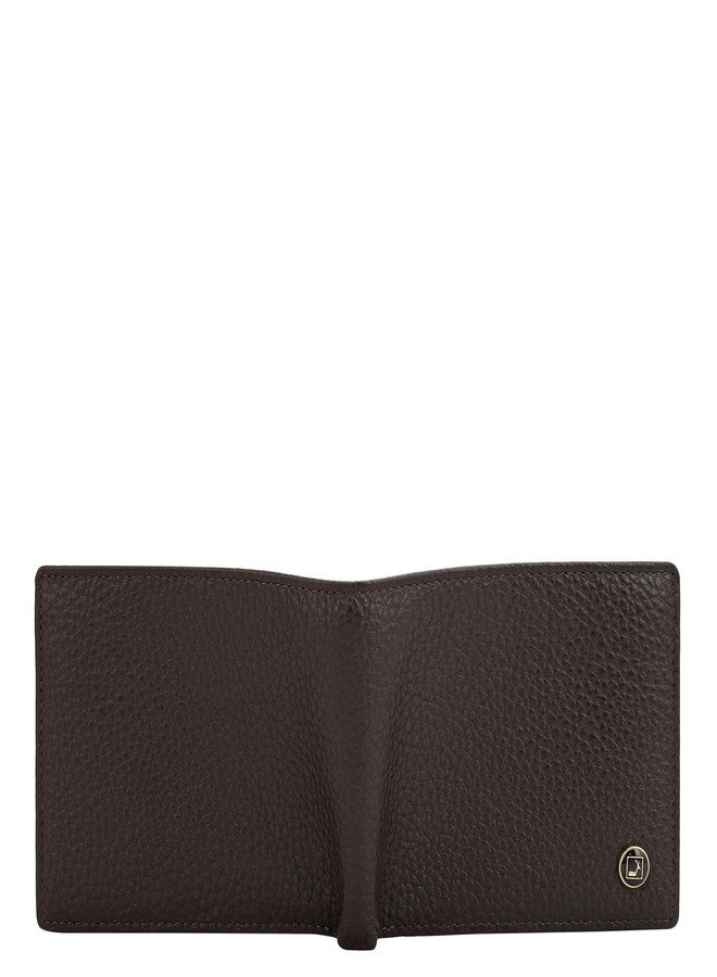 Da Milano RFID Protected Leather Wallet for Men with Card Slot - Brown - Image 4